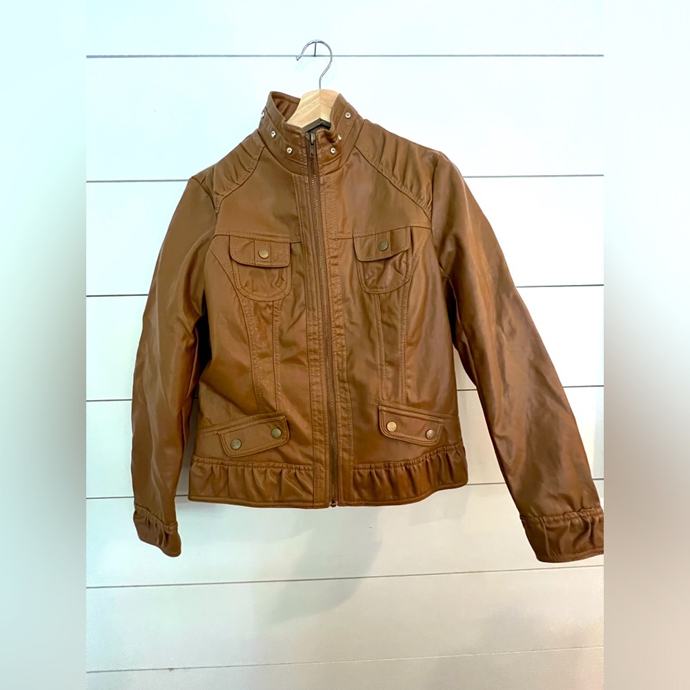Brown Women’s Utility-Style Jacket